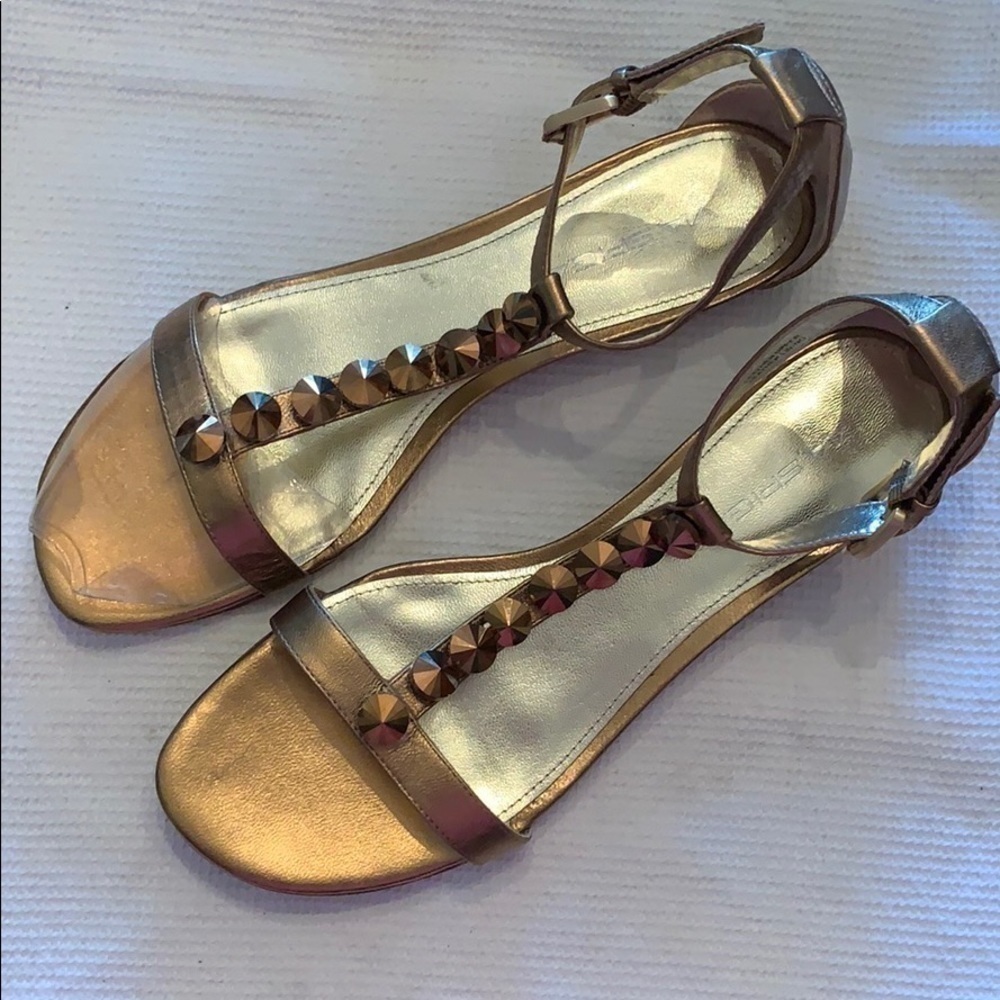 VIA SPIGA fully leather sandals/Copper/Italy/8.5.​​​​​​​​​​​​​​​​​​​​​​
